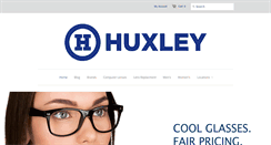 Desktop Screenshot of huxleyeyewear.com